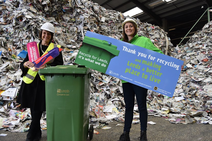 Council throws down the challenge to get Leeds recycling : thankyouforrecycling3.jpg