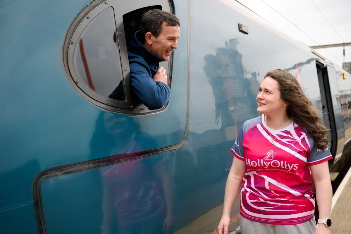 Dan and Grace Ashwell at Wolverhmapton station 4