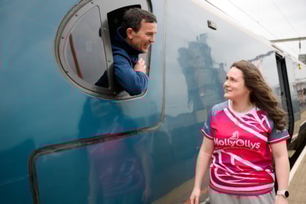 Dan and Grace Ashwell at Wolverhmapton station 4