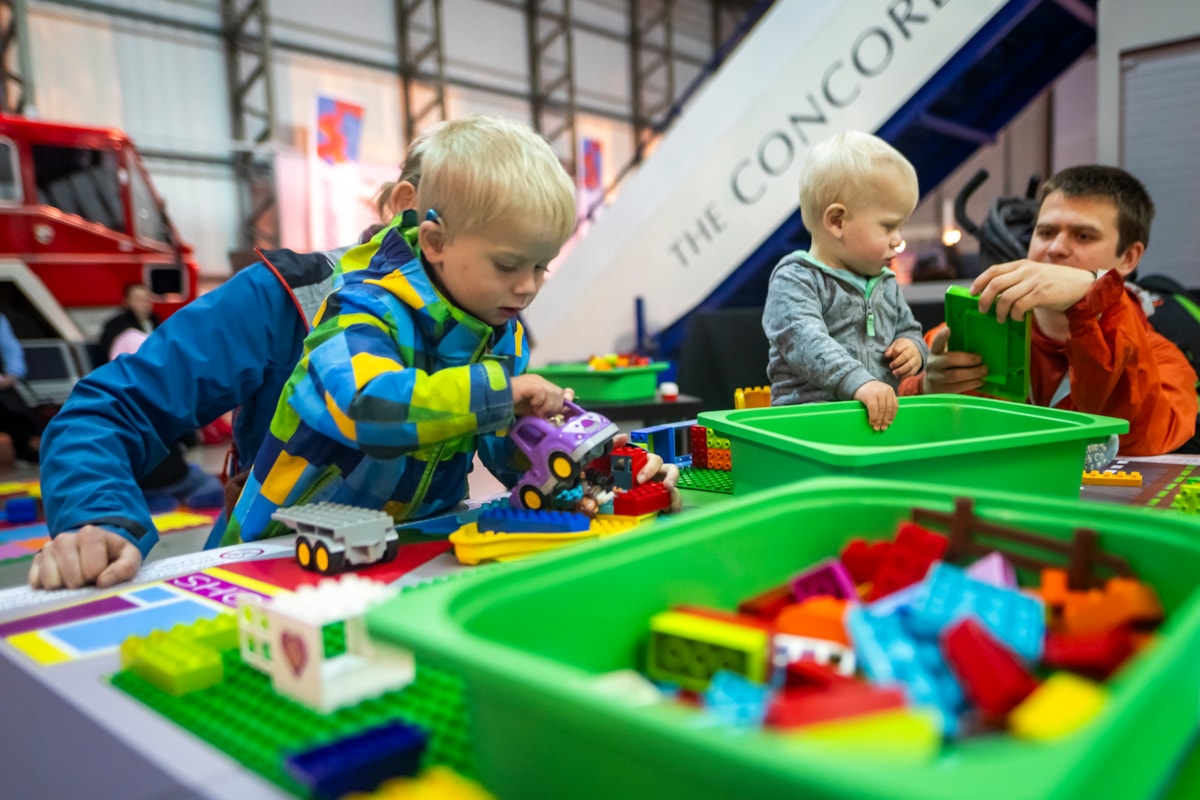Awesome Bricks returns to the National Museum of Flight. Image credit Andy Catlin.