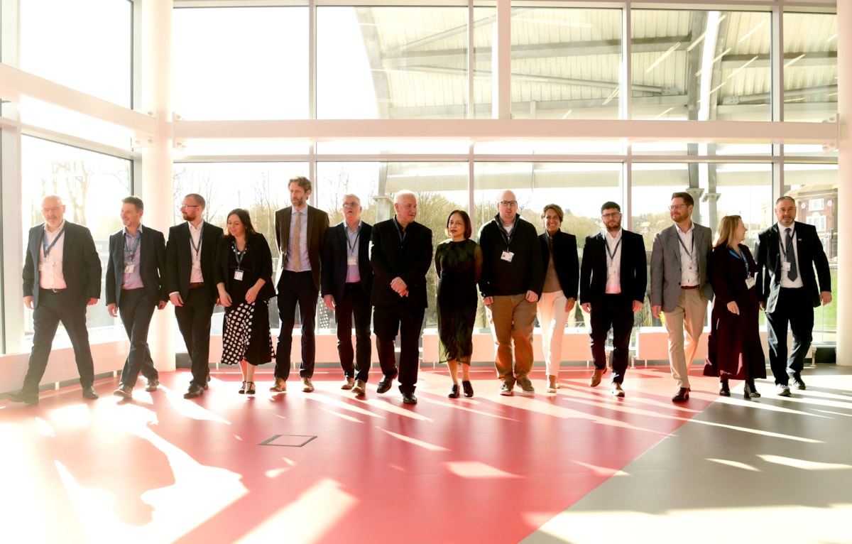 new council leadership team at dudley business event