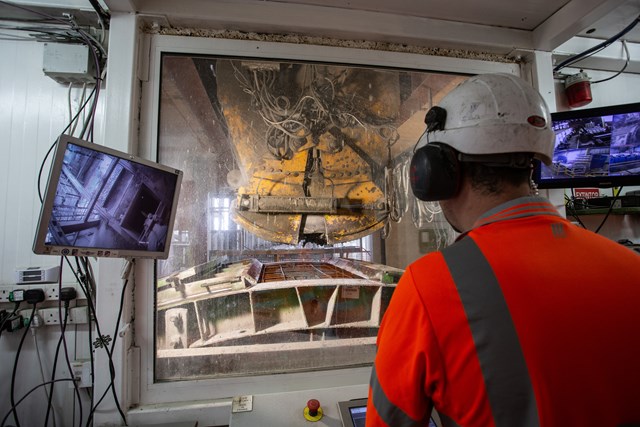 HS2 tunnel segments concrete pour at Pacadar