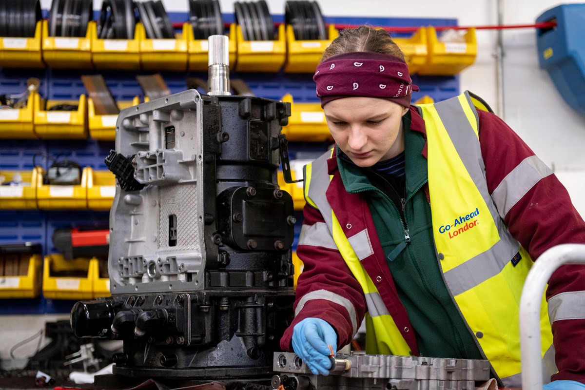 Apprentice Engineer, Alisha Juszczyk, Camberwell Bus Academy