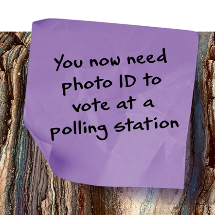 Voter ID note