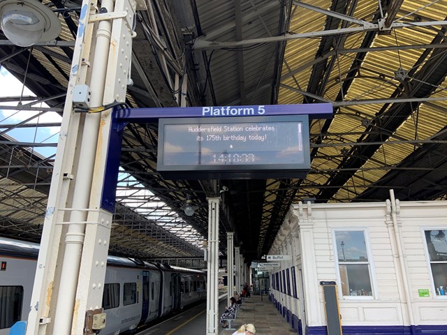 Huddersfield station turns 175-2