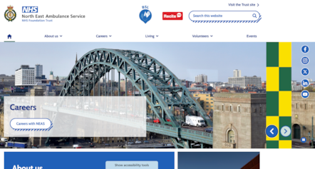 NEAS Recruitment Hub-Site Homepage