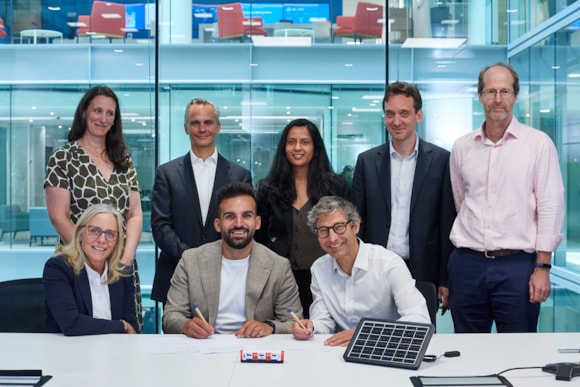 TfL Image - TfL, Deputy Mayor Mete Coban, and EDF Renewables UK