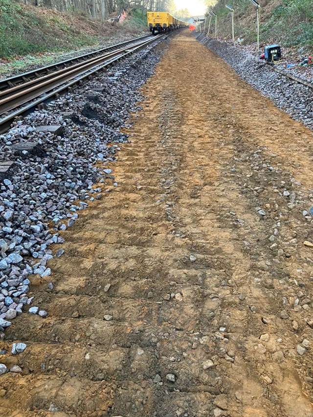Track replacement work in progress 1
