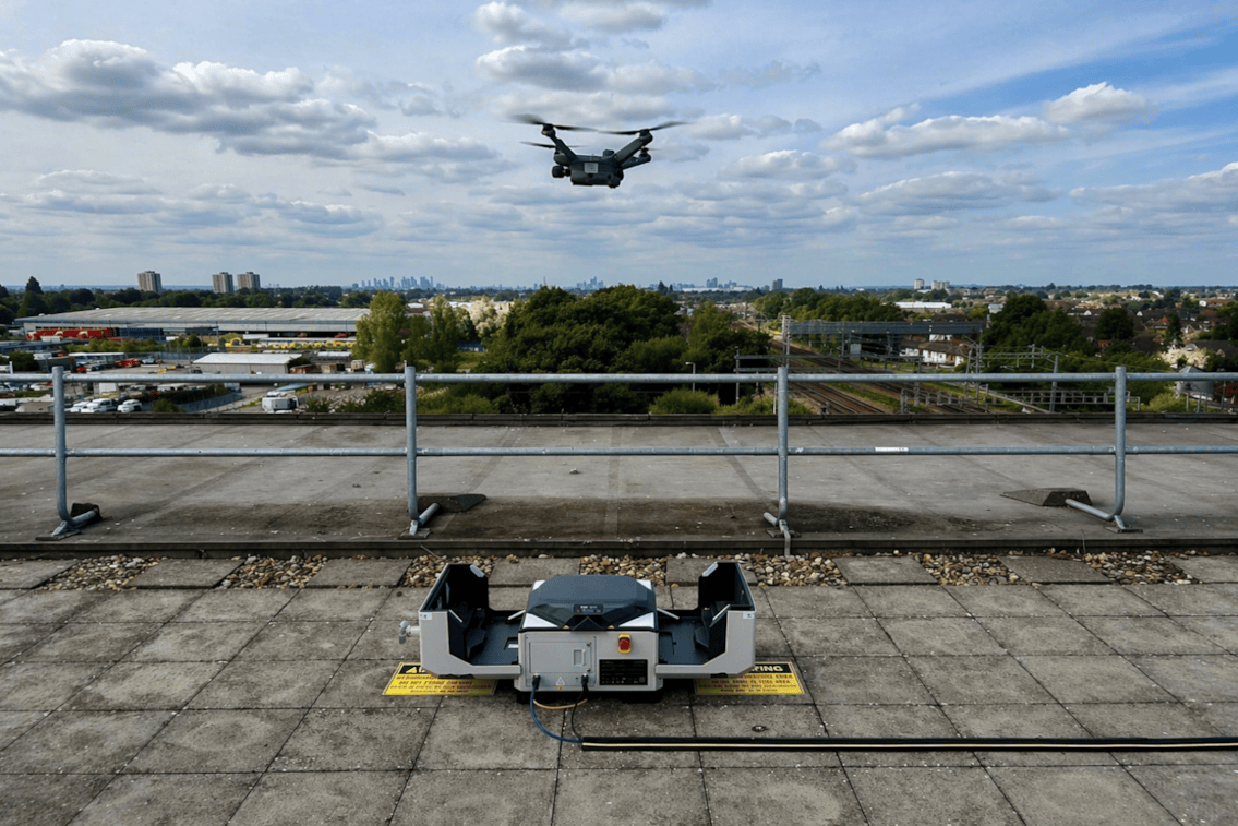 Drone trial at Romford