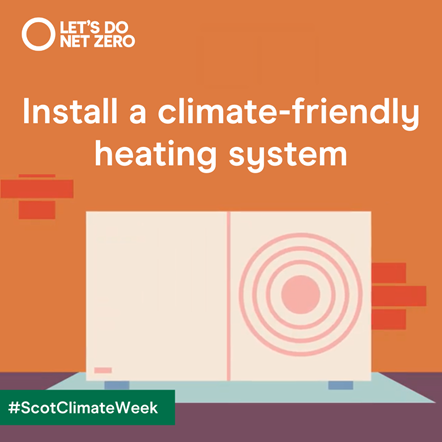 Social Asset - Install a climate-friendly heating system - 1080x1080 - Climate Week