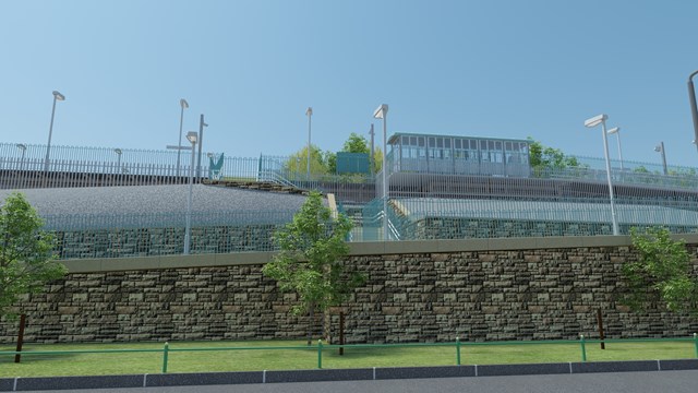 Energlyn is built with step-free access: Plans for new station at Energlyn exhibited