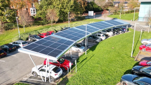 East Yorkshire showcases renewable energy projects for Earth Day: Solar Car Port (1)