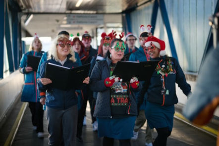 Avanti West Coast Choir perform Safety Thirst at Stafford Station for new low alcohol beer Safety Thirst for campaign 5