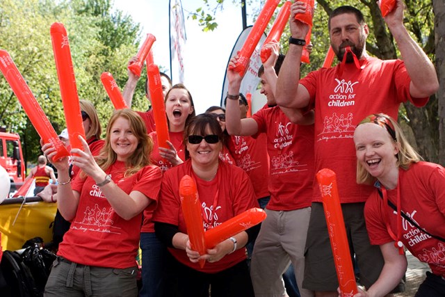 Supporters of Action for Children, Network Rail's new chosen charity