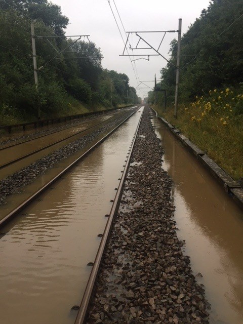 Flooding near Congleton