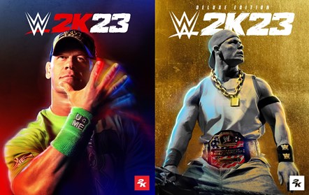 WWE 2K23 Cover Slate Key Art SPA