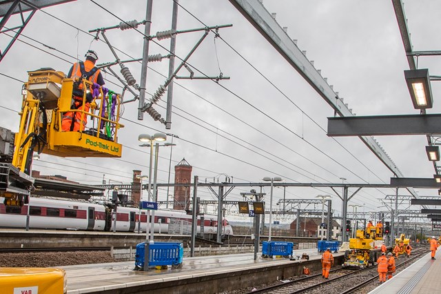 Improvement work at Leeds station