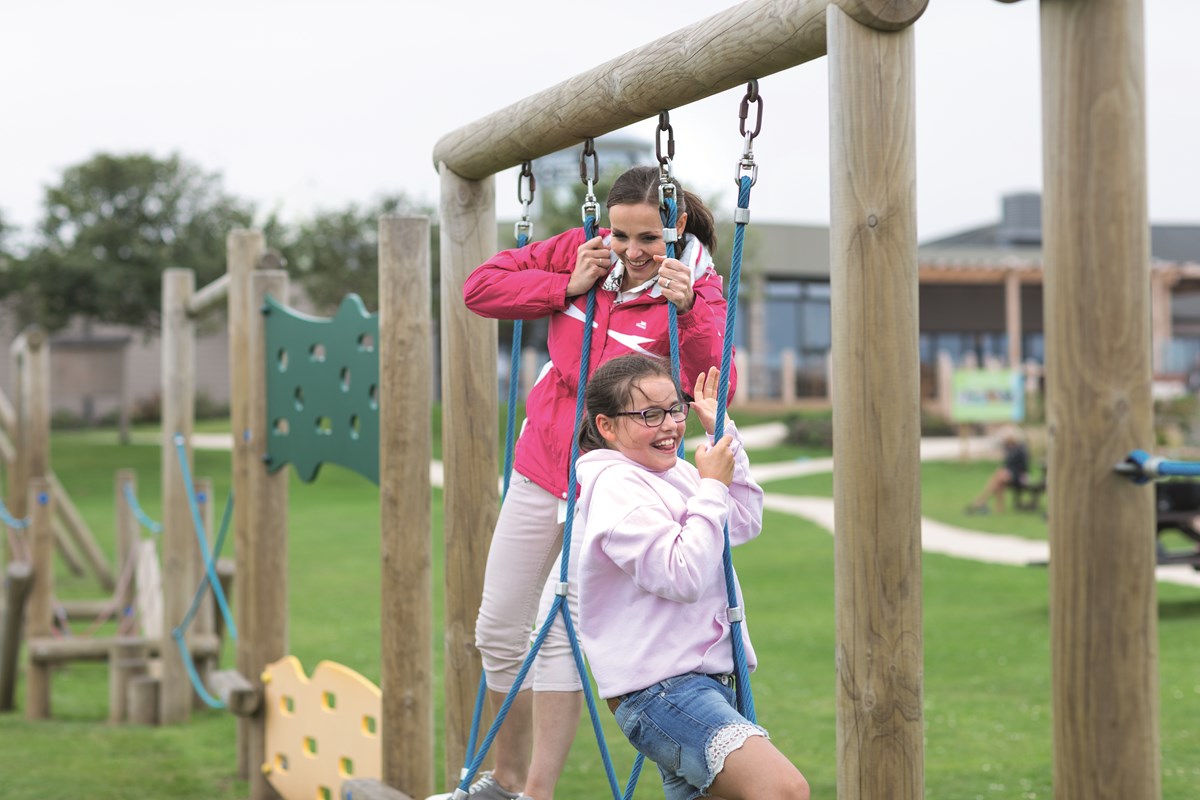 Play area at Thornwick Bay