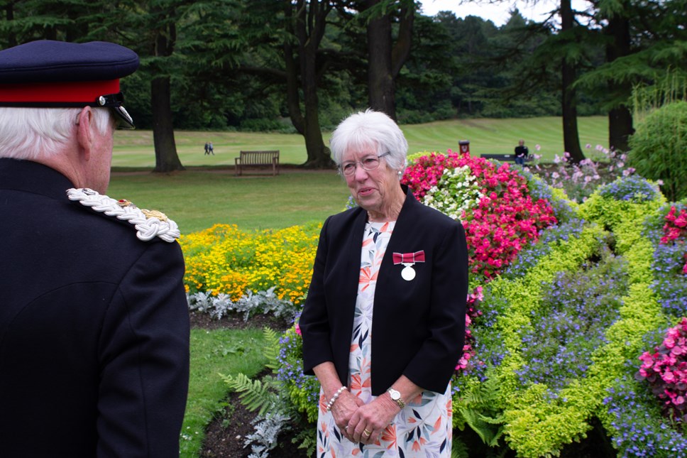 Lord-Lieutenant of Moray, Major General Seymour Monro and Mary Nelson BEM