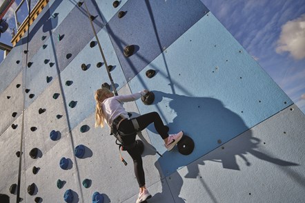 Climbing Wall at The Orchards