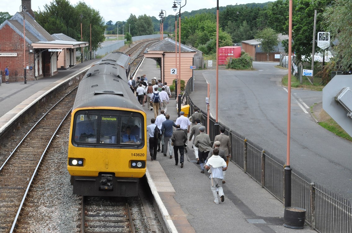 Tarka Line in North Devon: Trains on the Tarka Line in North Devon