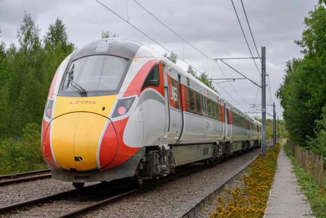 Azuma test train on Melton test track: Azuma test train on Melton test track