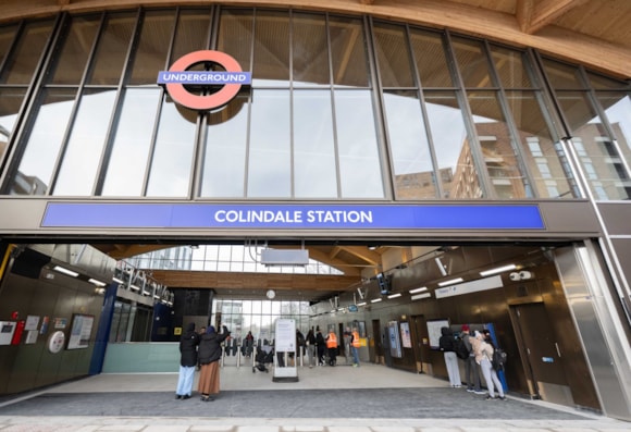 Colindale Tube station becomes latest addition to step-free network as new ticket hall opens to customers: TfL Image - Colindale entrance