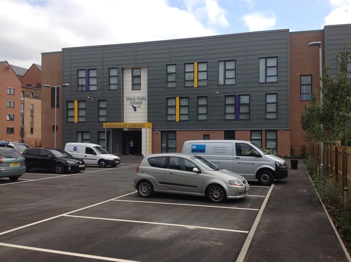 Modern new campus opens for Leeds special school : westoaksnewbuilding.jpg