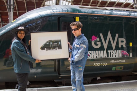 Nick Grimshaw with GWR colleague