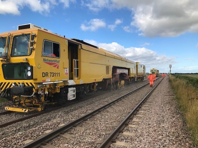 Vital rail upgrades to rail lines between Ely to Ipswich and Norwich: Track renewal Ely Ipswich 2