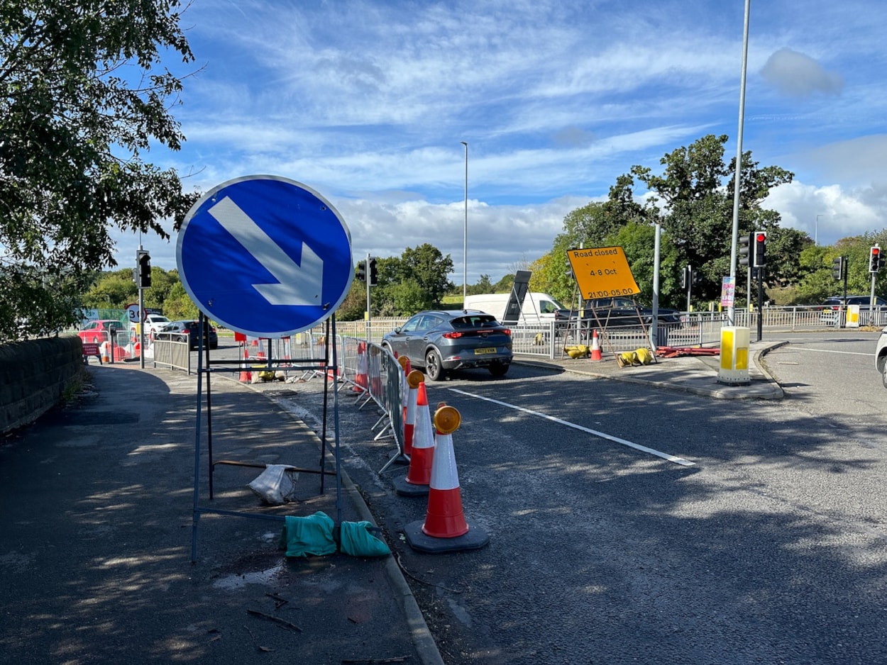 Traffic management Rodley to Horsforth A6120