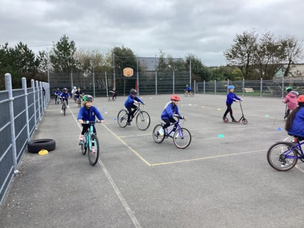Active Travel events at Ysgol Glannau Gwaun