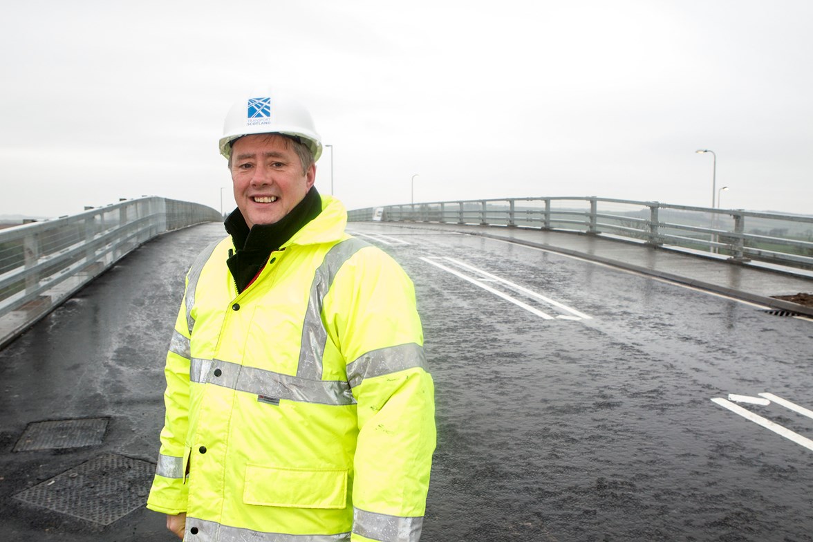 Transport Minister Keith Brown, A77 Symington to Bogend Toll Improvements