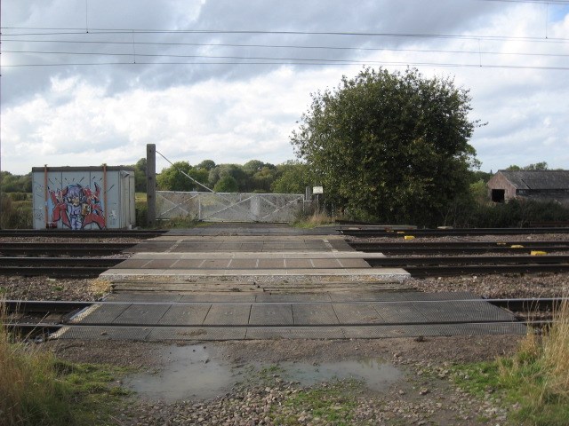 Cardells level crossing: Cardells level crossing a level crossing on the East Coast Main Line in Cambridgeshire which has now been closed. Network Rail has now reached its target, set in 2010, of closing 10% of Britain’s crossings – 750 in total – by April 2014, contributing to a reduction in the overall risk level crossings pose to the network by 25%.