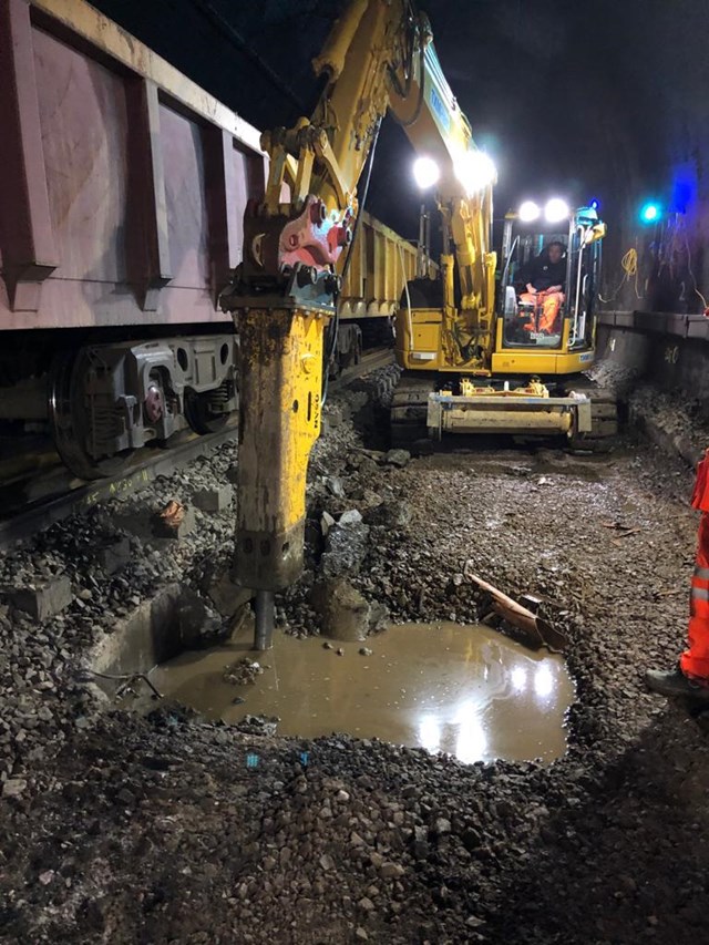 Kilsby tunnel bad drainage & work