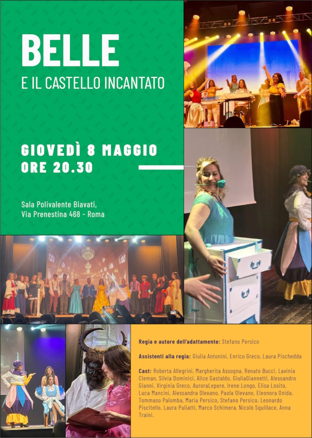 Locandina charity night spettacolo