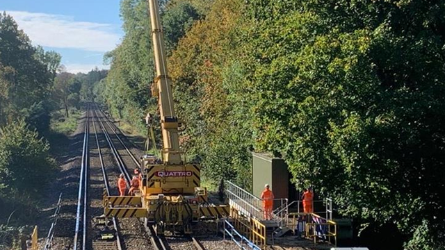Network Rail completes railway reliability improvements on key commuter line between London Waterloo and Portsmouth: Milford PDU works