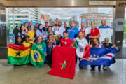 TfL Image - Transport staff from World Cup competing nations gather at Wembley Park Tube station ahead of a busy summer of late night travel (2): TfL Image - Transport staff from World Cup competing nations gather at Wembley Park Tube station ahead of a busy summer of late night travel (2)