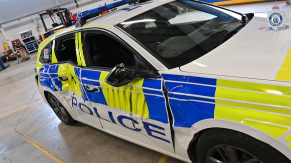 Brereton damaged car