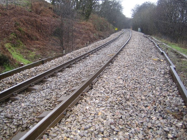 Sebastapol embankment upgrade: Railway track at Sebastapol