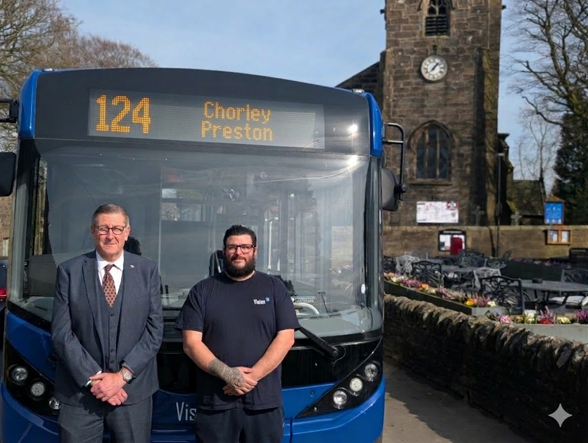 Preston to Chorley bus 124