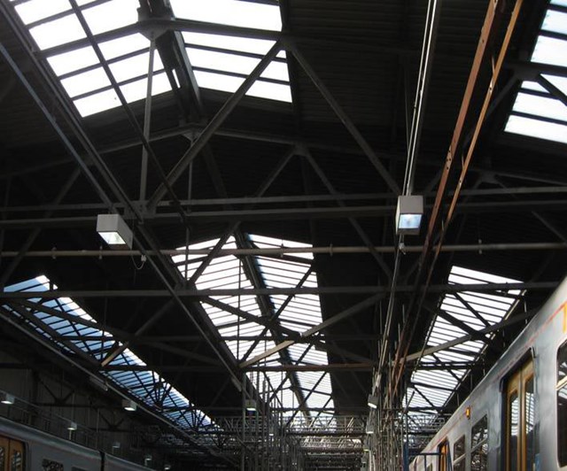 Birkenhead North TMD roof before: Roof interior before