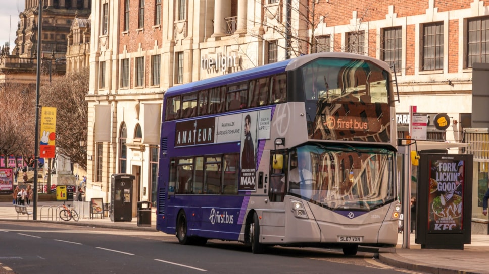 First Bus Leeds new EV livery 5