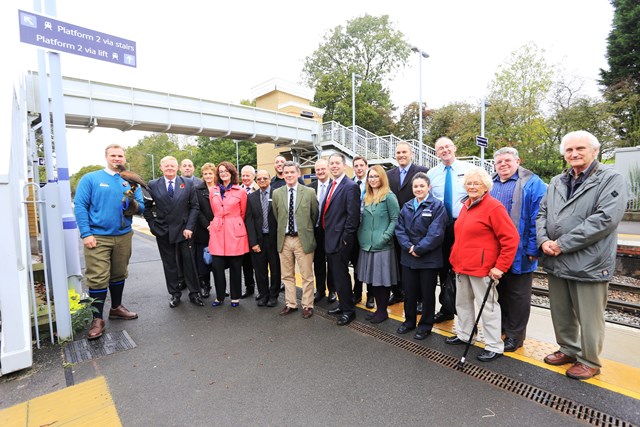 Bearsted Access for All lifts are opened by Sir Hugh Robertson MP