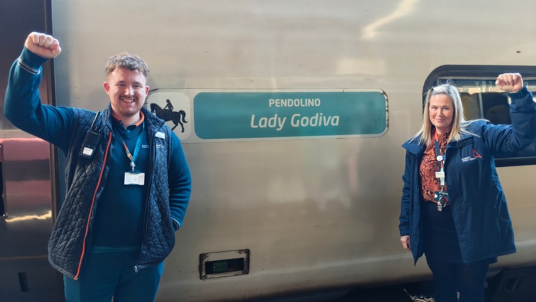 All aboard for the Premier League: Avanti West Coast marks Coventry City’s promotion