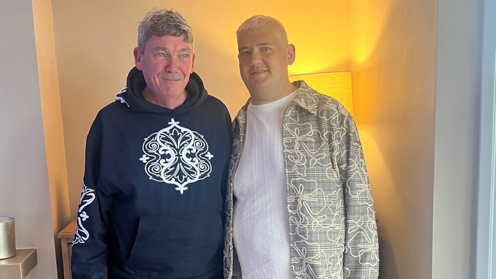 Foster carers Thomas and Wayne (from right to left)