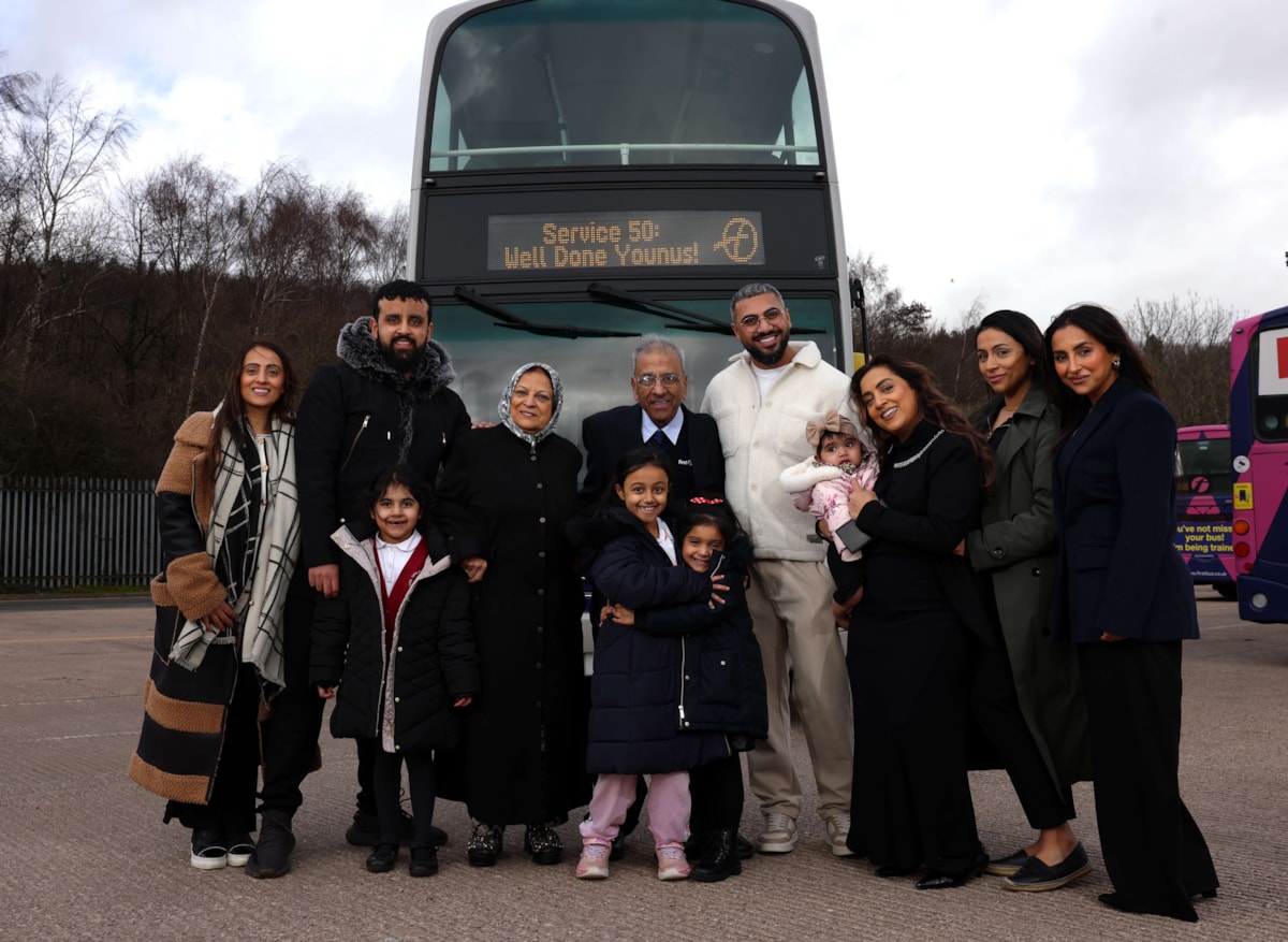 First Bus Huddersfield driver Younus Mumtaz 6