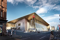 Queen Street Redevelopment Gets Ministers’ Go Ahead: Queen St station artist impression
