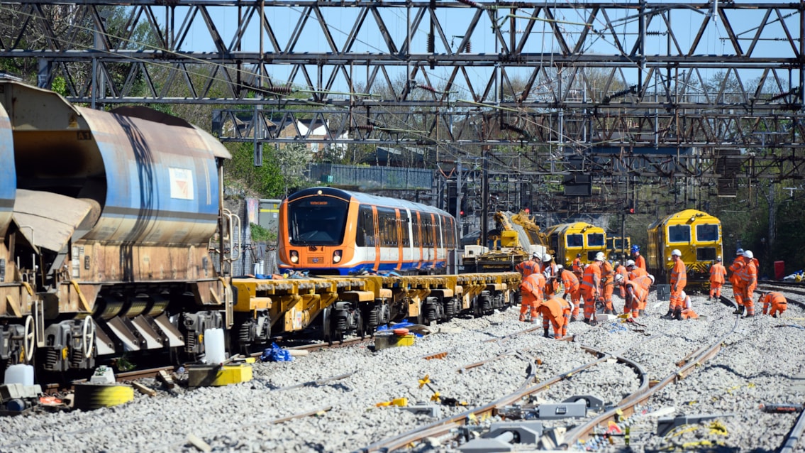 PHOTO Teams on site at Willesden Junction during Easter upgrades 2026