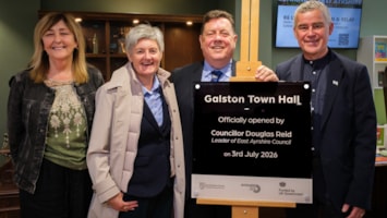 Fun for all in Galston as new town hall officially opens